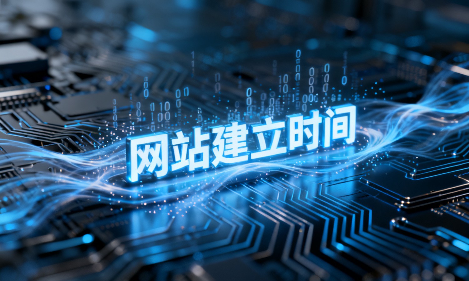 网站建立时间