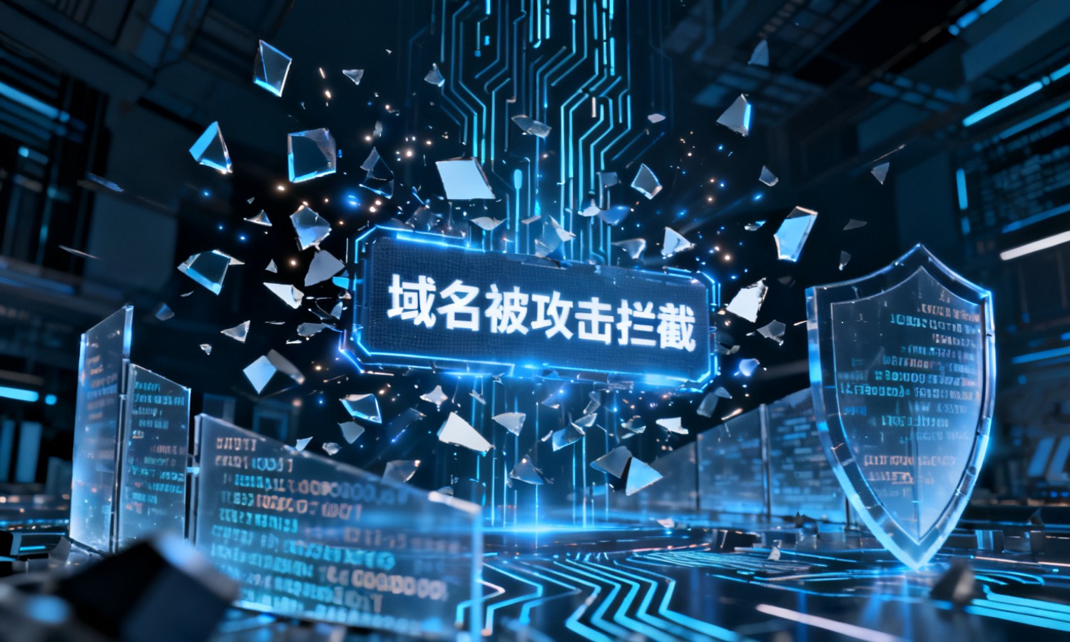 域名被攻击拦截