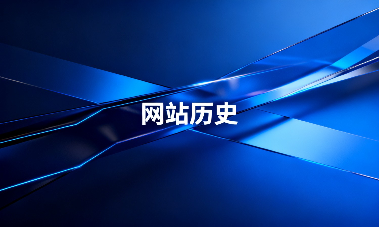网站历史