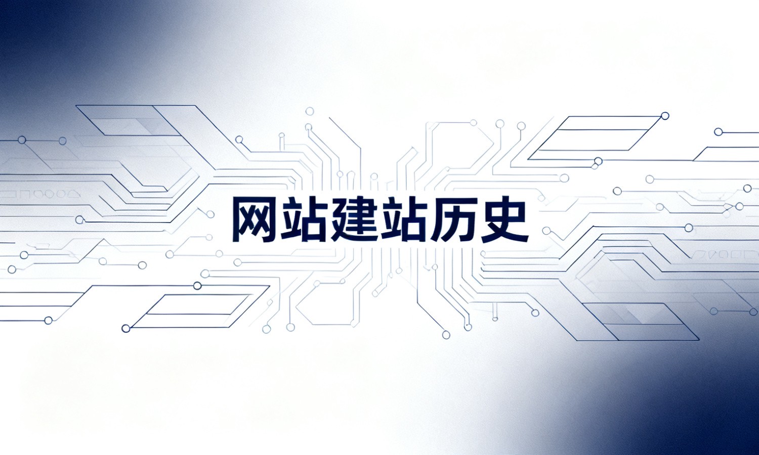 网站建站历史